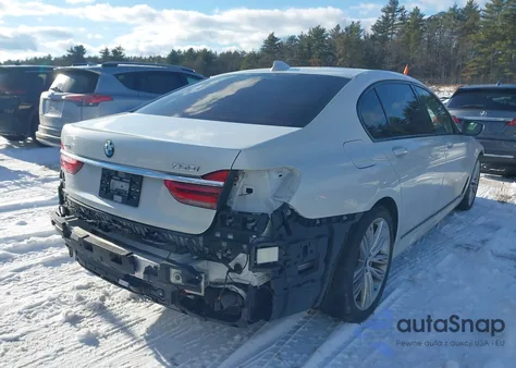 2016 BMW 750I xDrive from USA, damaged, VIN WBA7F2C53GG420124